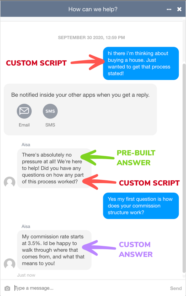 Structurely's Script Customization.
