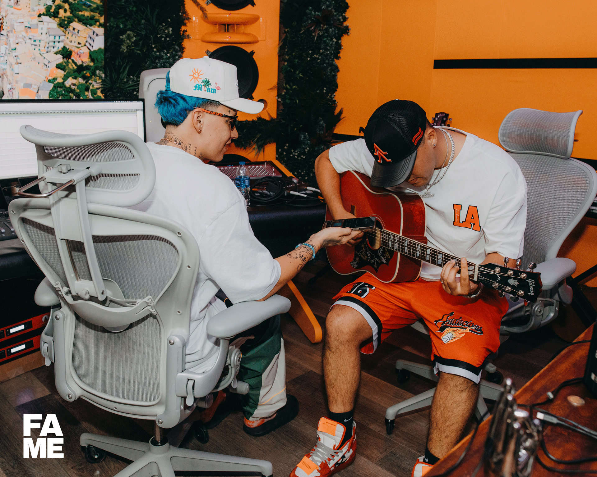 SYMON DICE AND BLESSD MAKING MAGIC AGAIN IN THE STUDIO