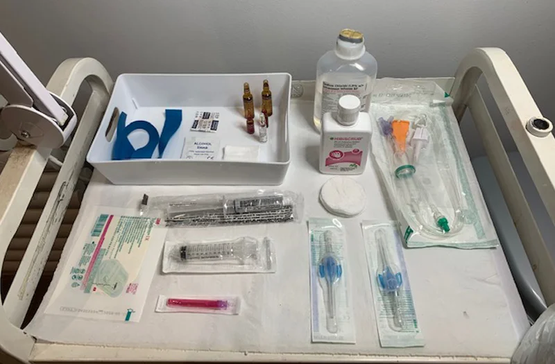 Imfusing Table Gallery | Camilla Seton Medical and Cosmetics