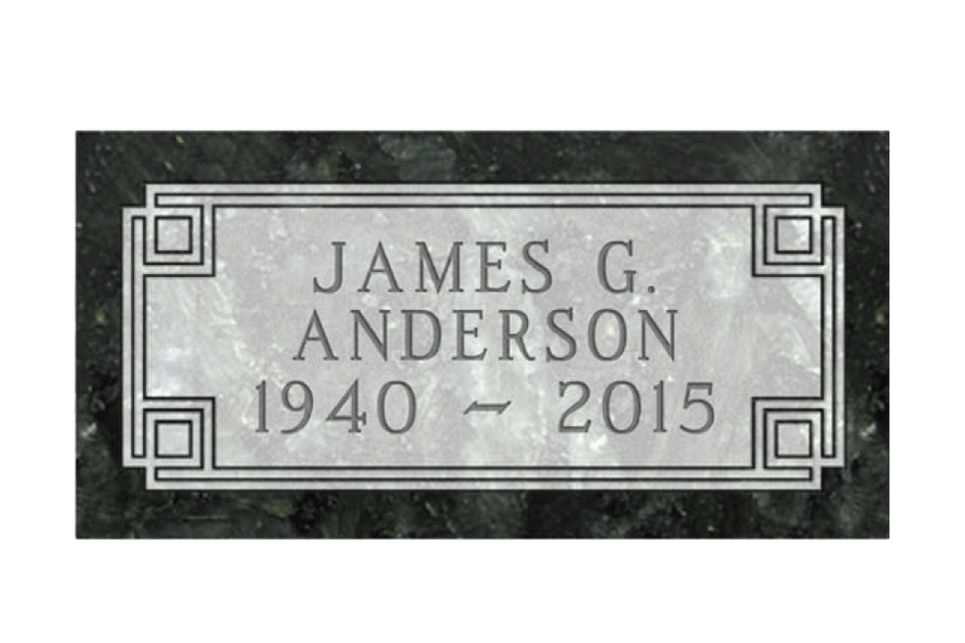 Rex Granite Flat & Bevel Granite Memorial Markers