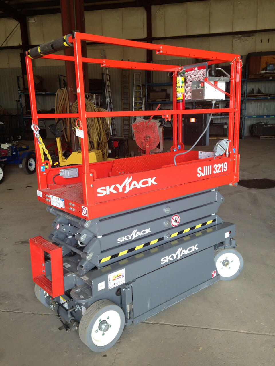 19’ Scissor Lift Electric (3219) Riverside Rentals Windsor Essex County