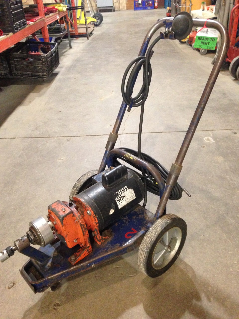Sewer Snake Electric Eel/Cutters Riverside Rentals Windsor Essex