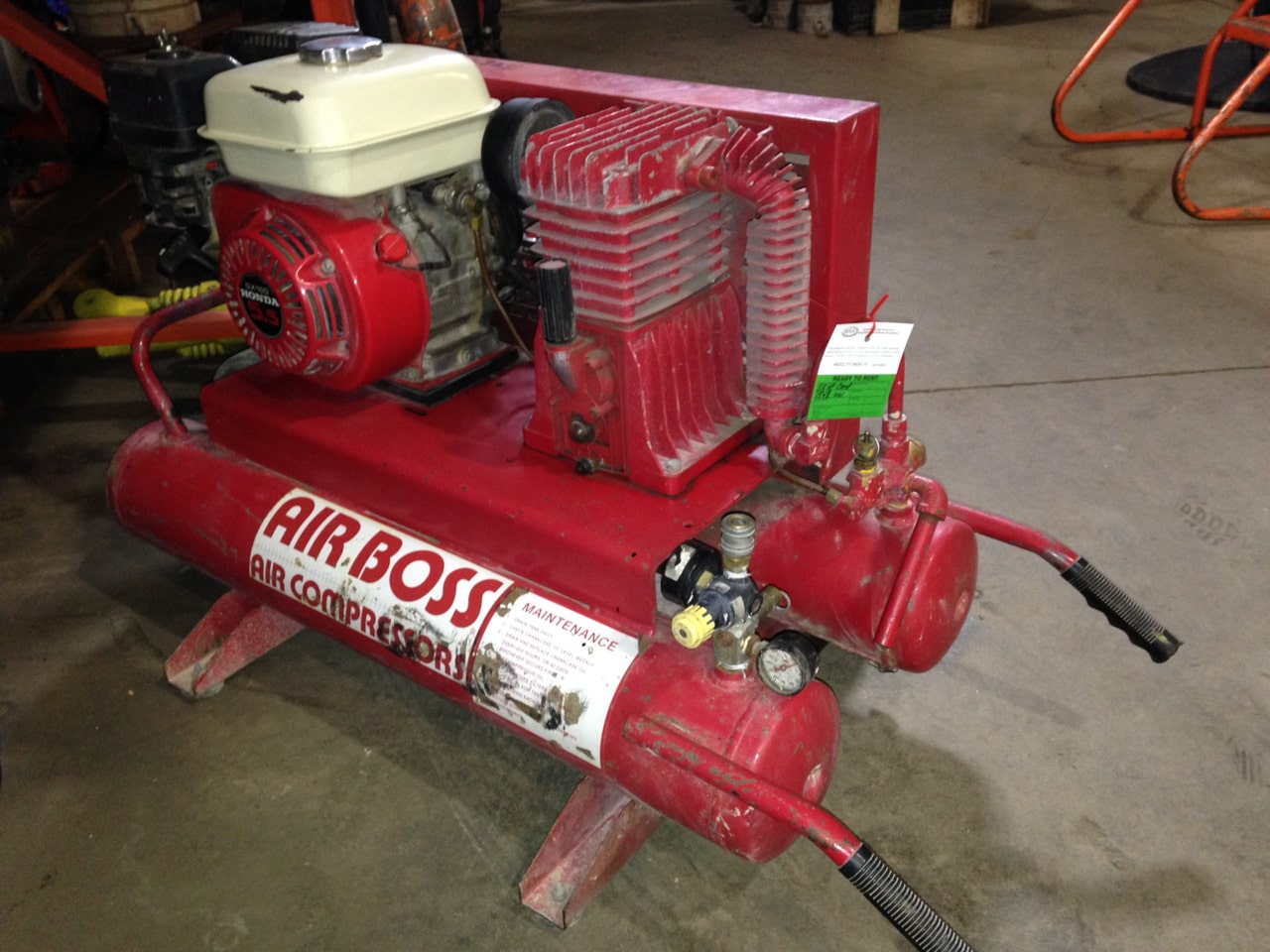 Air Compressors 6.5 Honda Gas Riverside Rentals Windsor Essex County