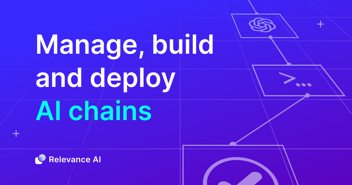 Relevance AI - Build and deploy custom AI apps and agents in minutes.