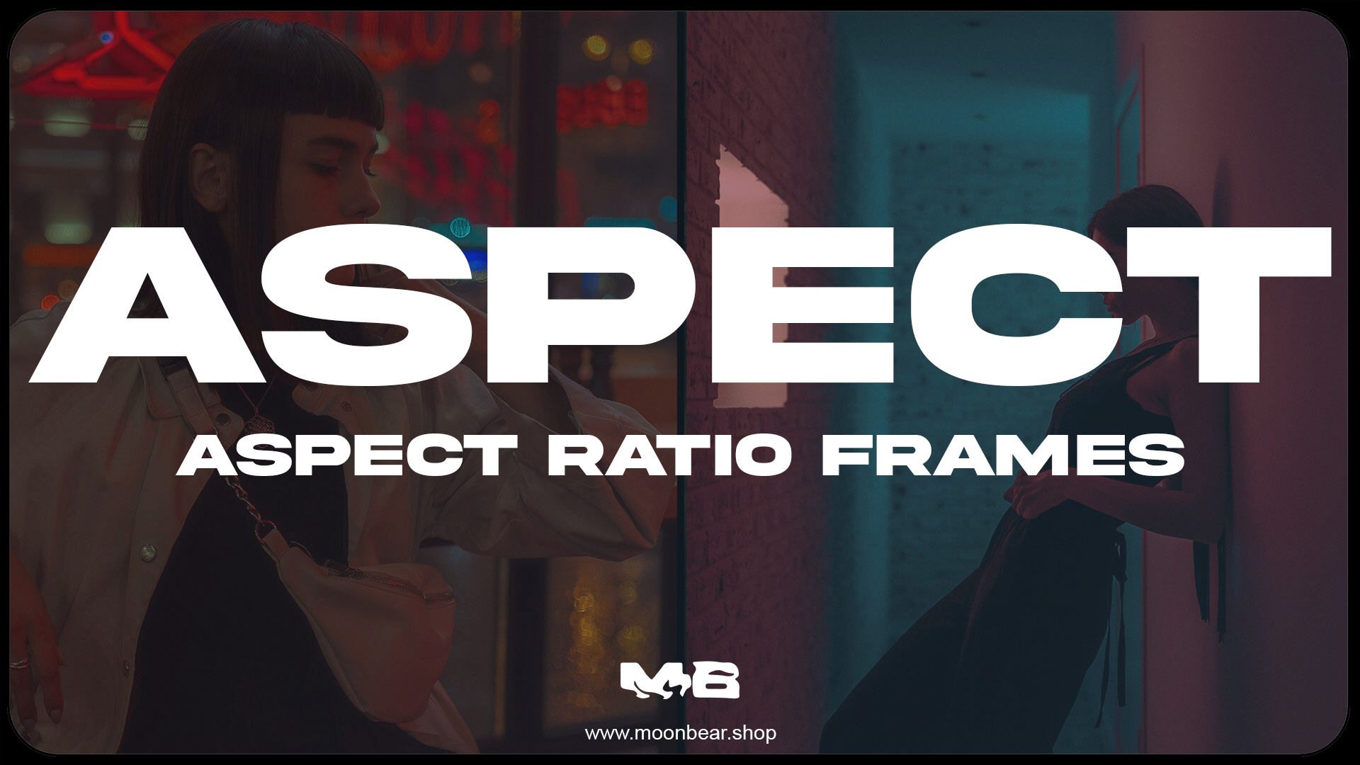 4K & HD Frame overlays for video, film, and photography. Can be used for video and photo editing.
Works in all editing platforms!