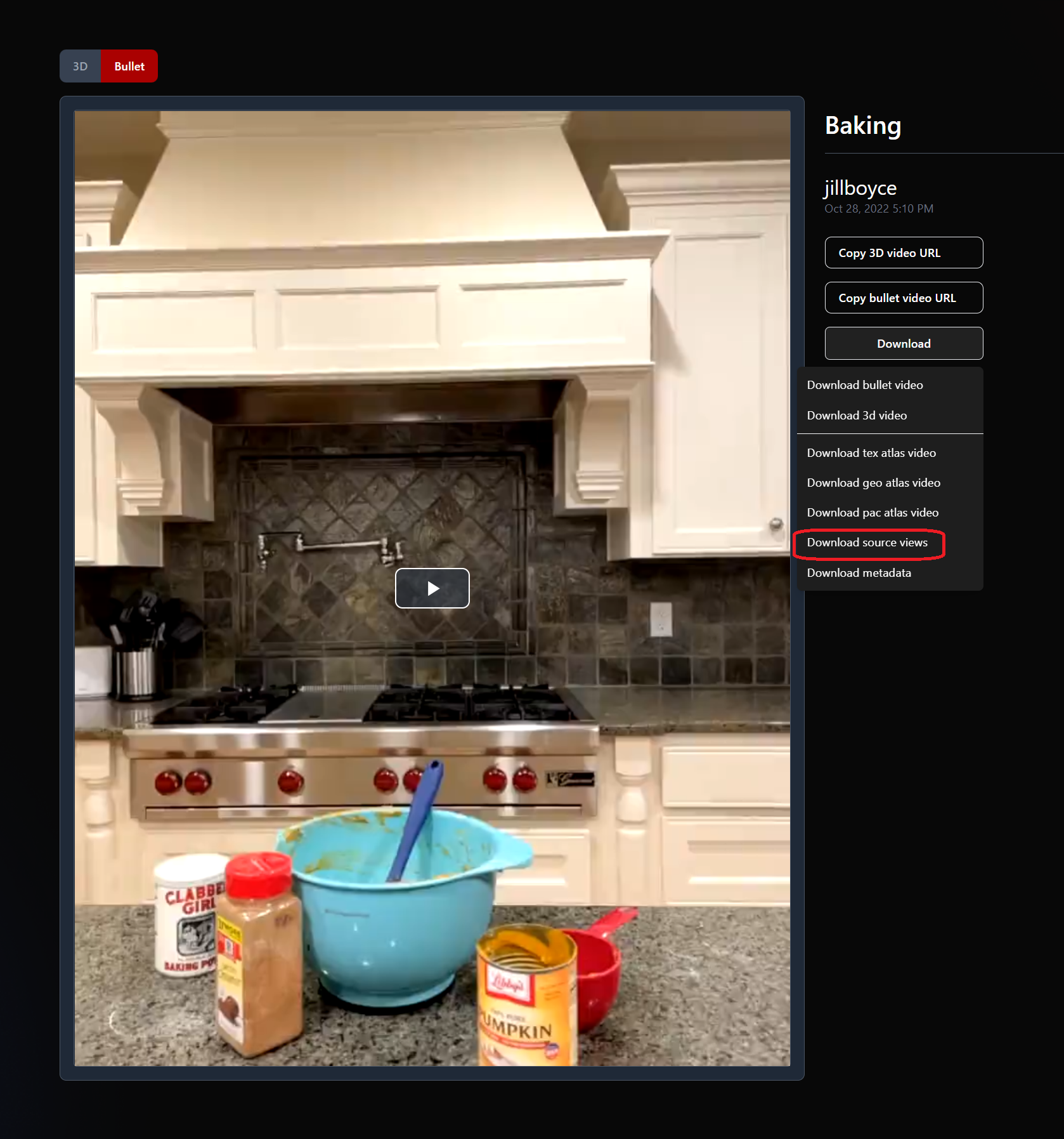 User content page screenshot