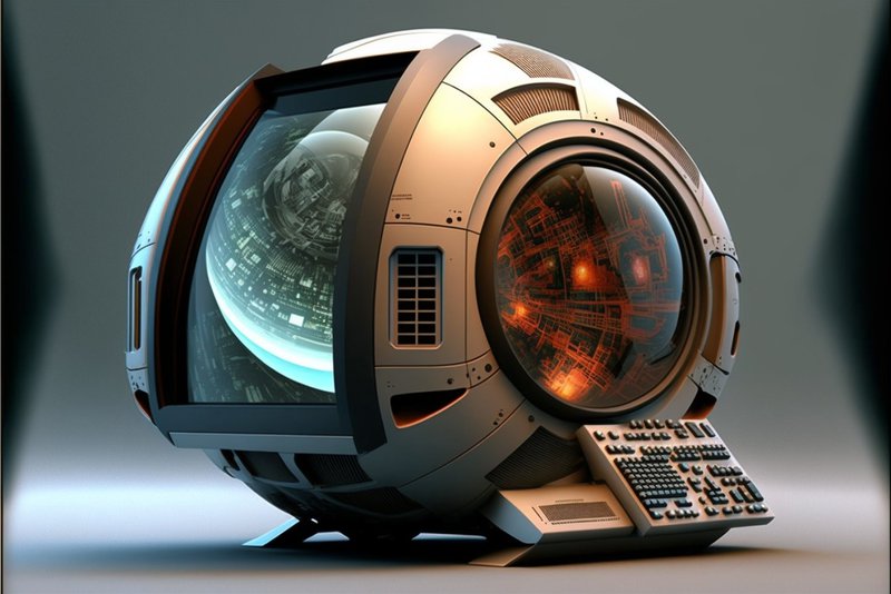 Image of a futuristic device