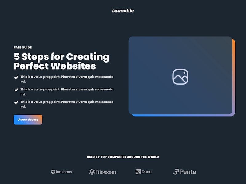 Webflow Landing Page Template SaaS – GrowKit