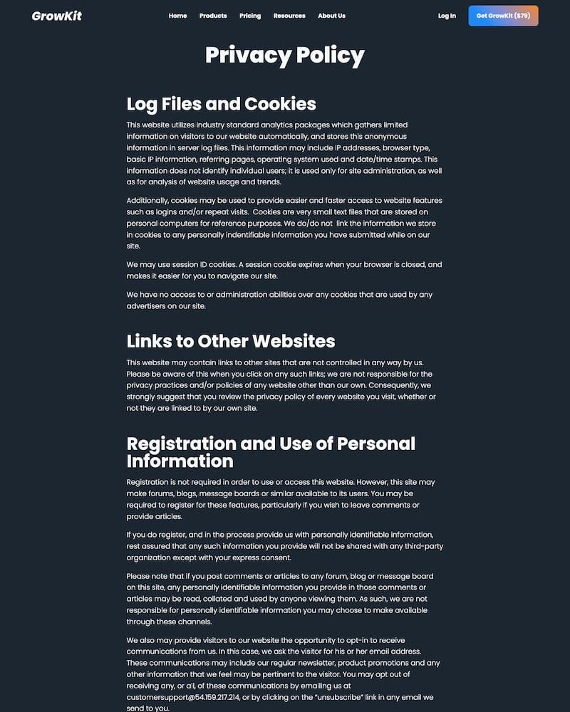 Webflow Landing Page Template SaaS – GrowKit