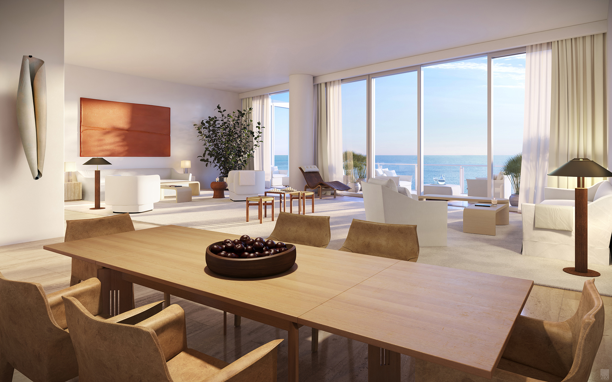 The Surf Club, Four Seasons Residence - Interiors - Estudio Dos Gardenias