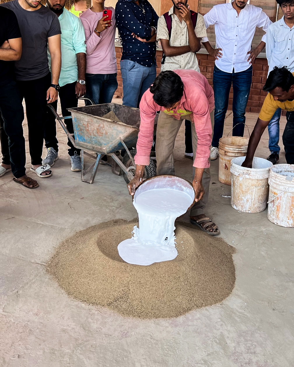 Lime Based Construction - Training Programs - Sankalan - a center for ...