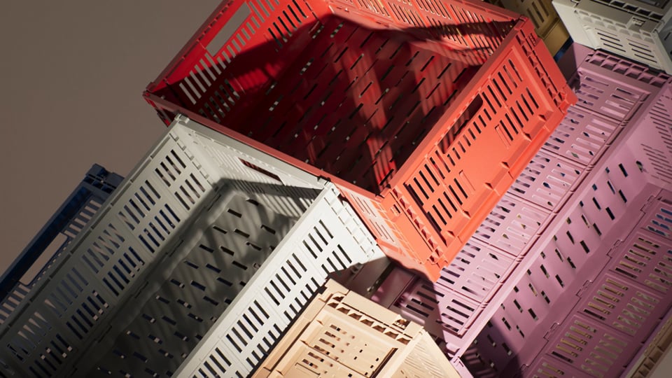 Hay Recycled Color Crates