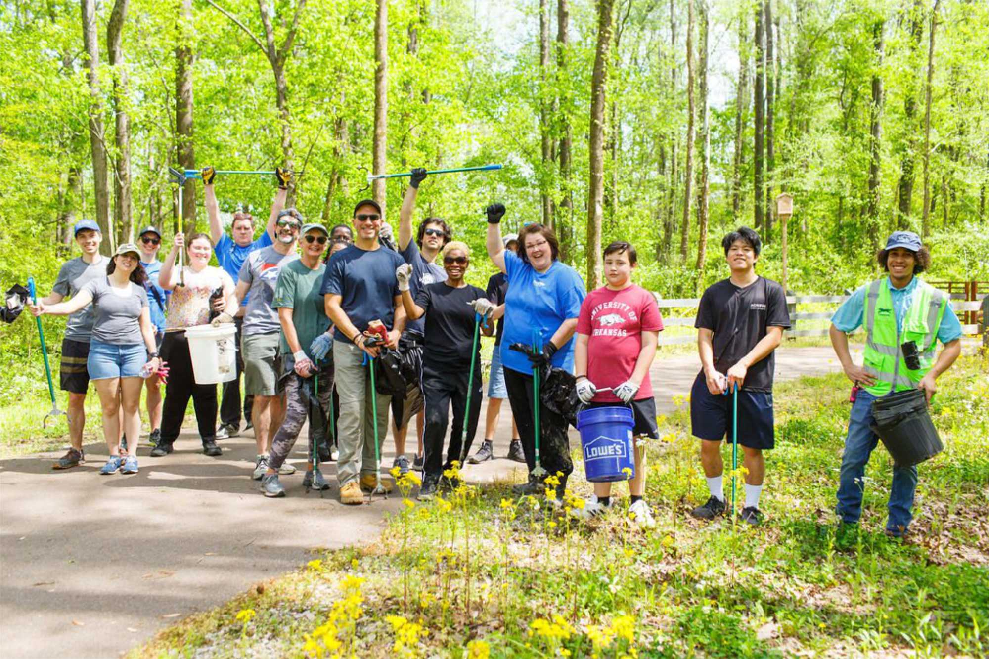 Great Earth Day Effort by Volunteers at Kennedy Park!