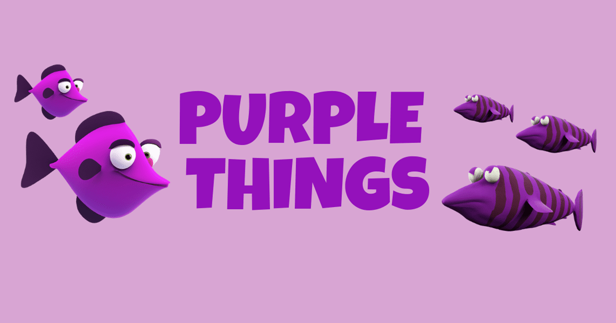Purple Things In Nature | Learning Colors For Kids