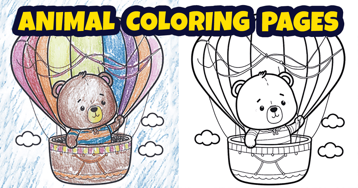 Animal Coloring Pages (Free Printable PDFs)