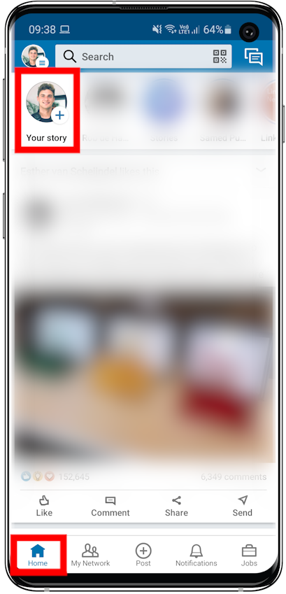 Create your LinkedIn story