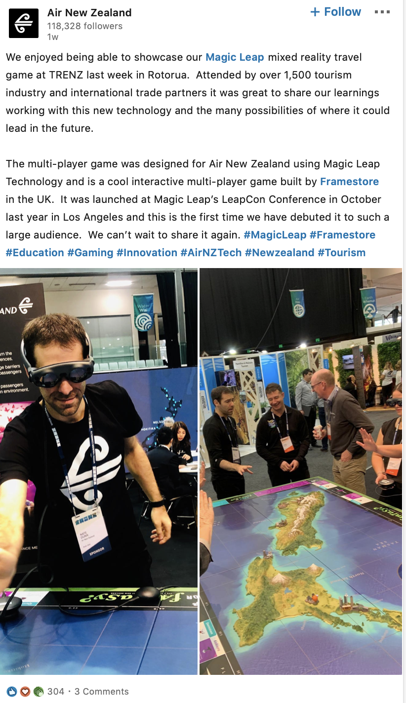 LinkedIn Air New Zealand Partnership