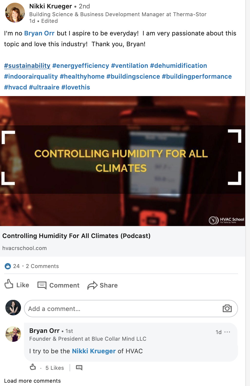 Increase visibility on LinkedIn by tagging influencers.