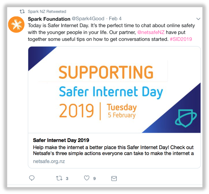 Spark Foundation post valuable content to Twitter using a soild marketing strategy