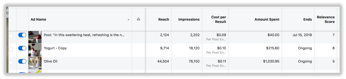 Your relevance score on Facebook tells you how relevant the system believes your ad is for users.