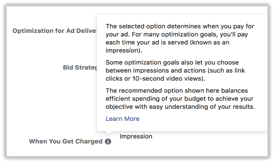 Advertisers create a campaign, going through everything from targeting and placements, and then arrive at the “budget†section of the ads manager, where you can choose to either let Facebook/Instagram set automated bids for you, or you can set a bid cap.