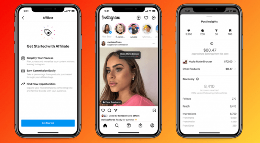 use affiliate sales to make money on instagram