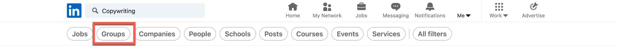 Linkedin search bar | Social Media College