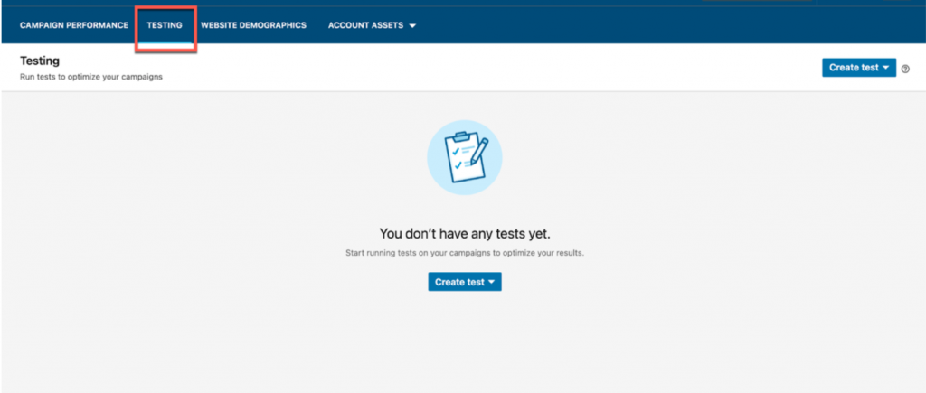 using split testing to lower advertising with LinkedIn costs 