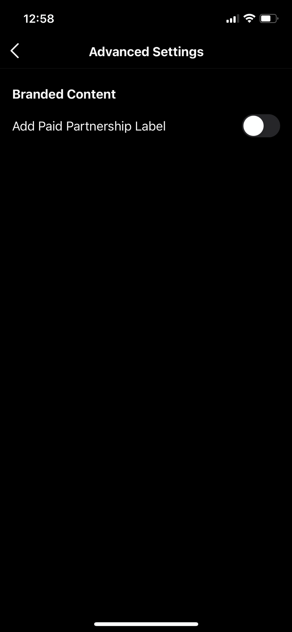 instagram reels advanced settings