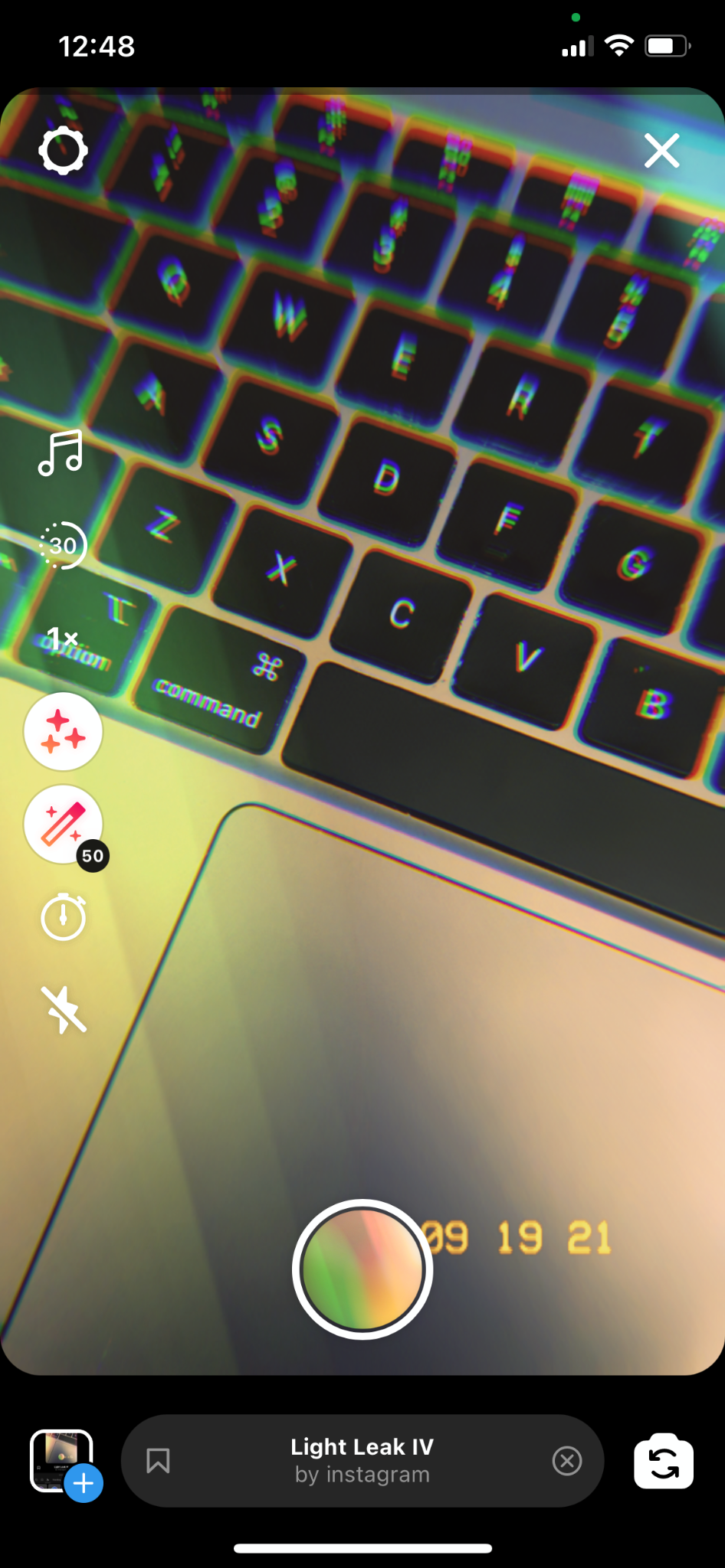 reels light leak 4 filter