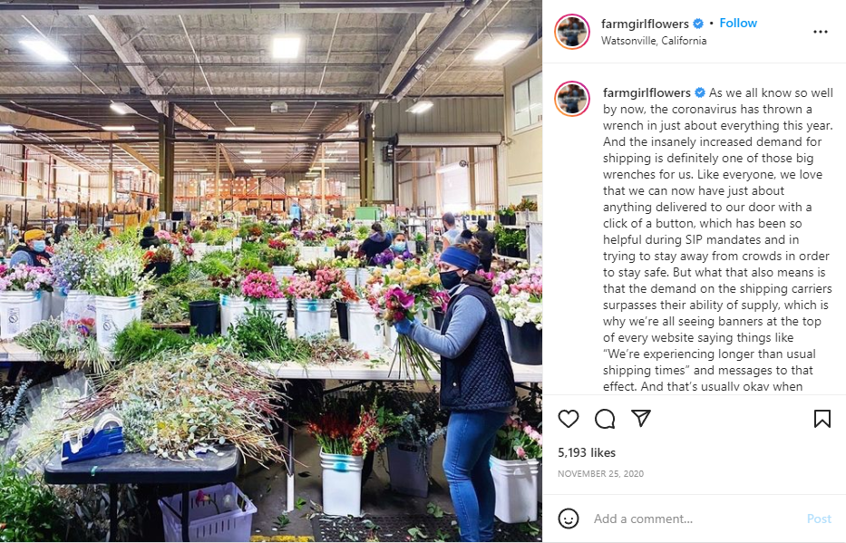 Farmgirls flowers | Social Media College