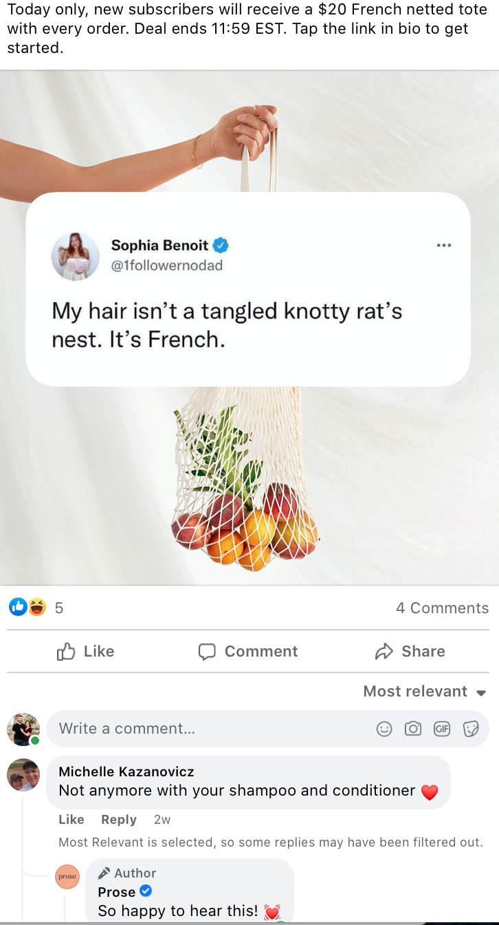 engagement on social media between brand and customer 