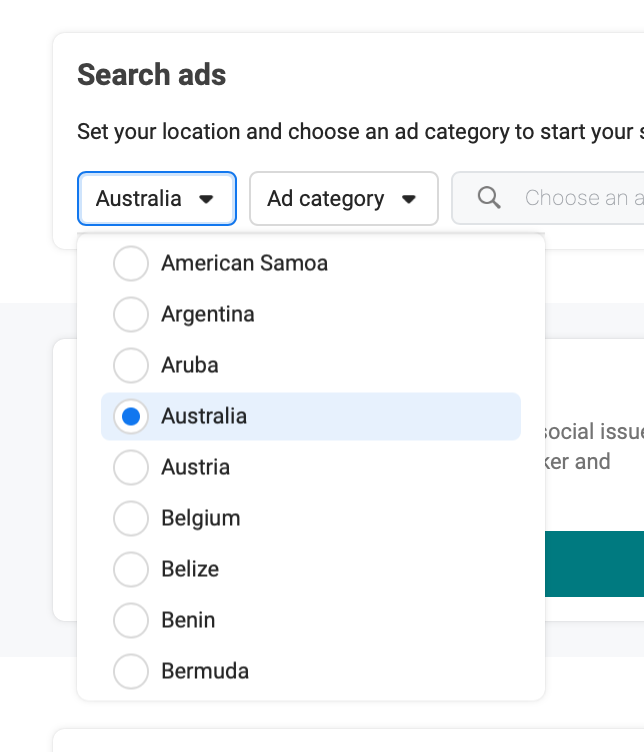 facebook-ads-library search