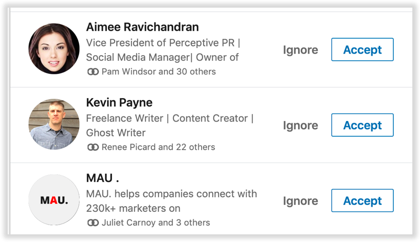 Example of professional LinkedIn photo