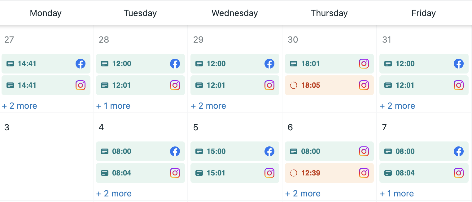 Schedule your social posts for efficiency