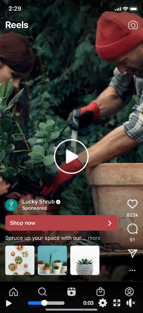 New collection ads for Reels