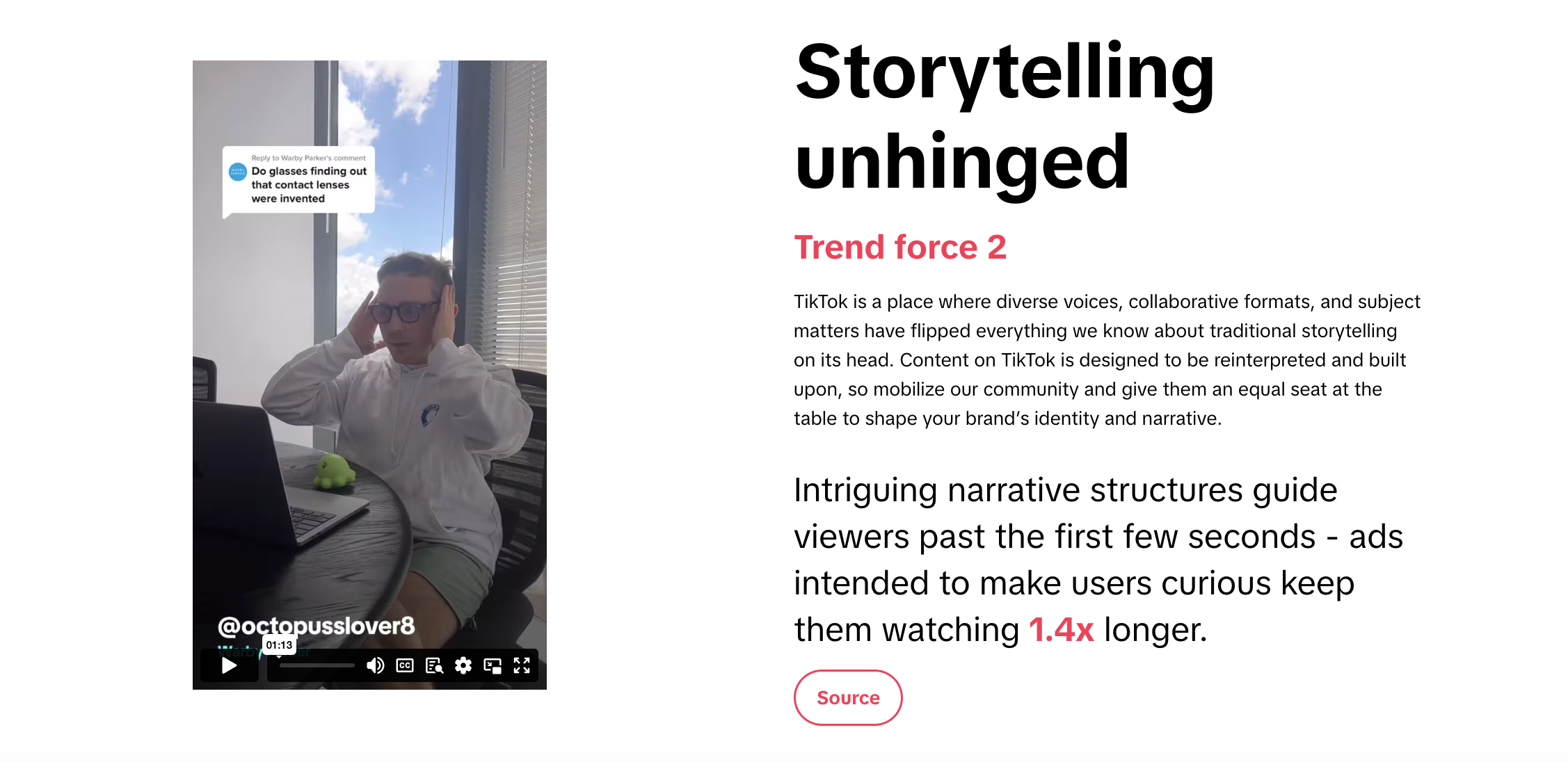 TikTok Storytelling unhinged trend
