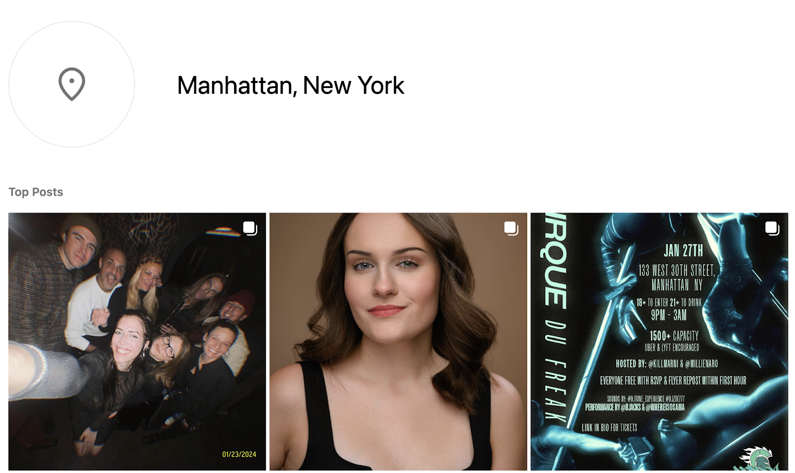 Manhattan New York Instagram location