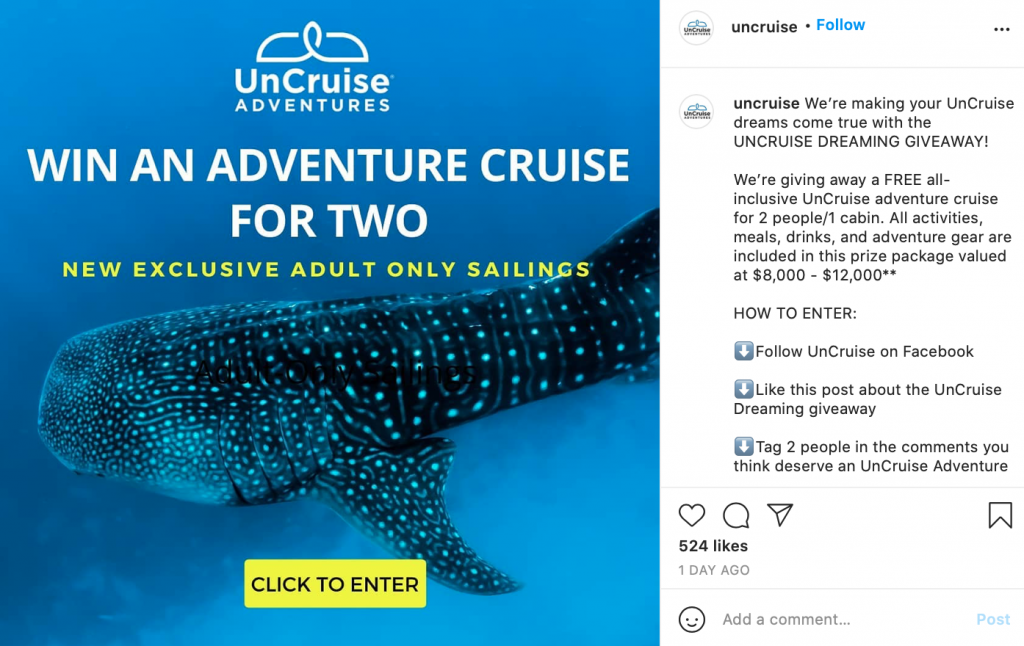 Instagram competition small business social media strategy