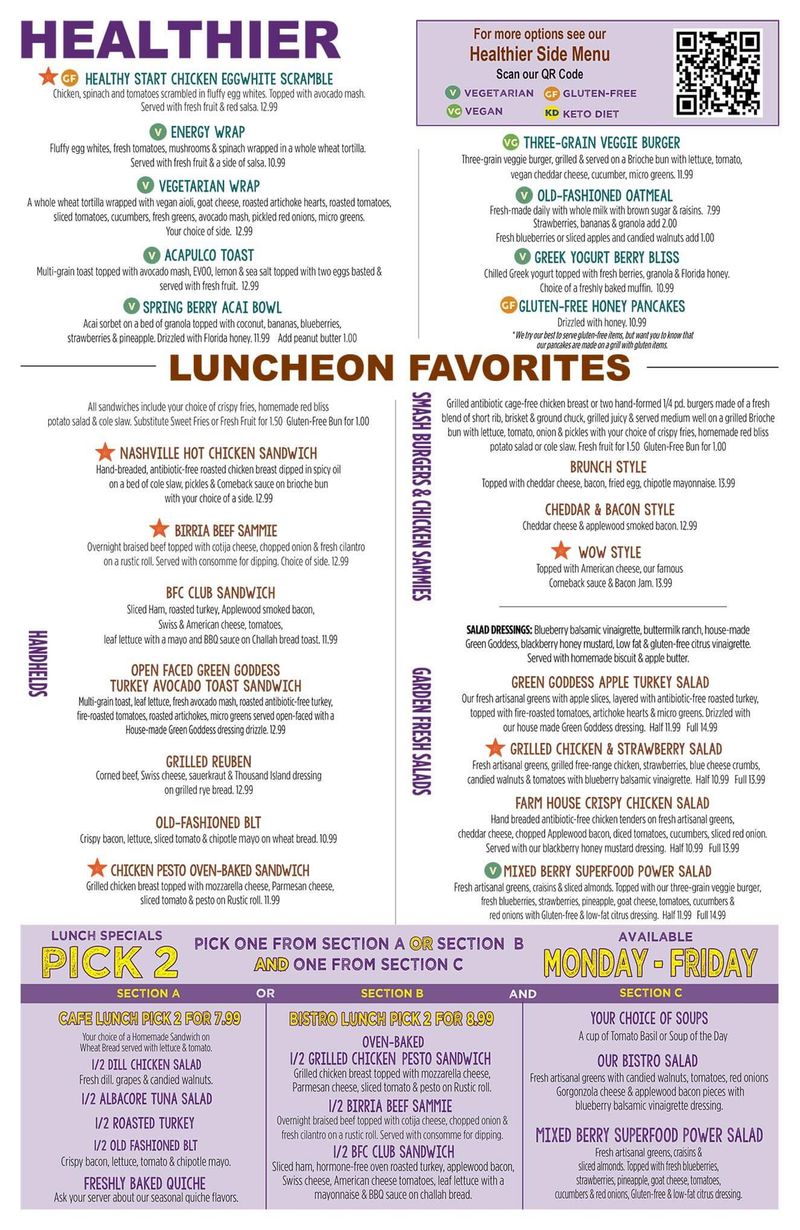 Breakfast + Brunch + Lunch at Berry Fresh Cafe