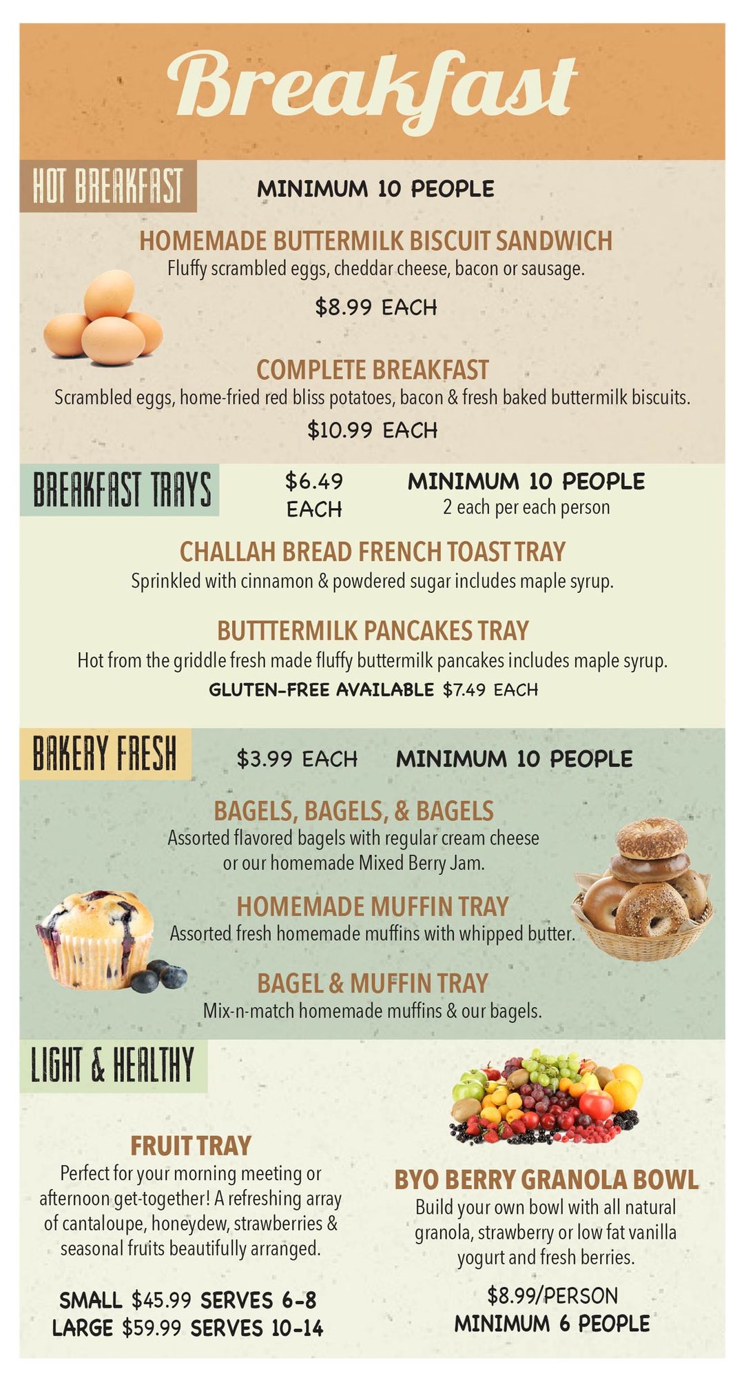 Berry Fresh Cafe Catering Port St. Lucie, Jupiter & Stuart, FL