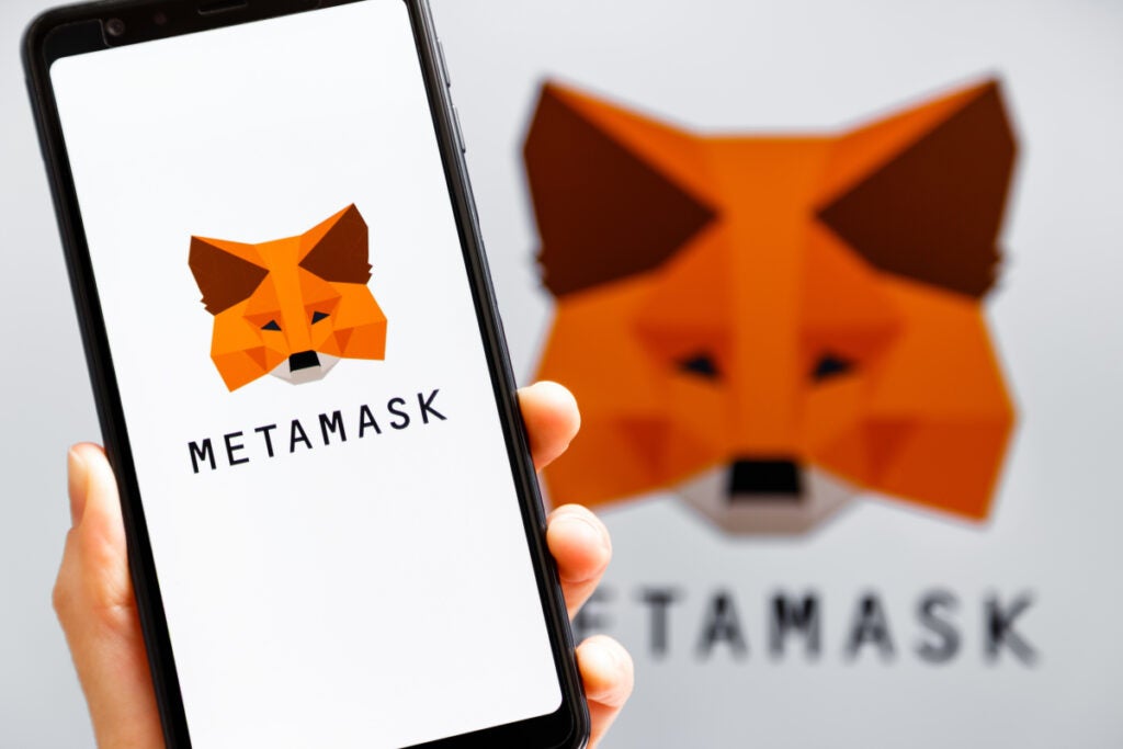 MetaMask crypto wallet app and logo
