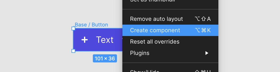 Create Figma component