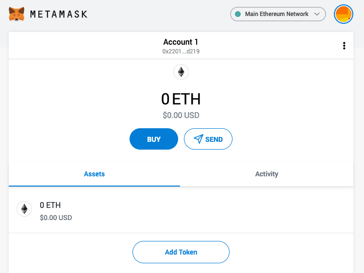 Funding your MetaMask Wallet