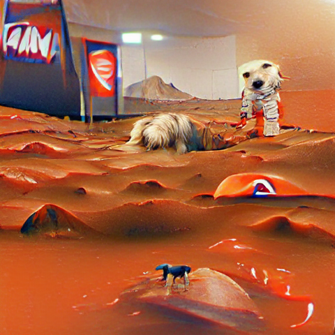 Dog in mars