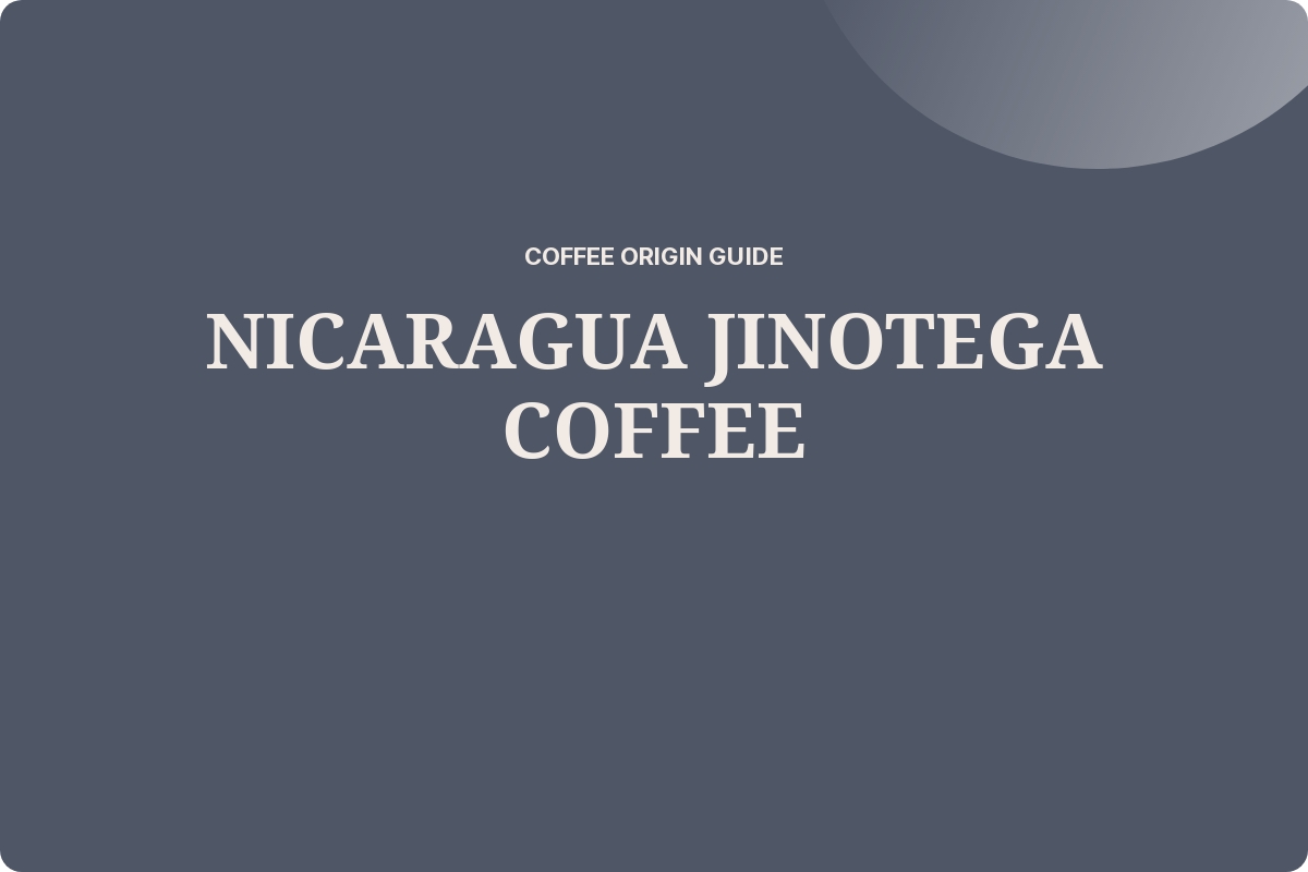 Nicaragua Jinotega Coffee Origin Guide Perfect Extraction