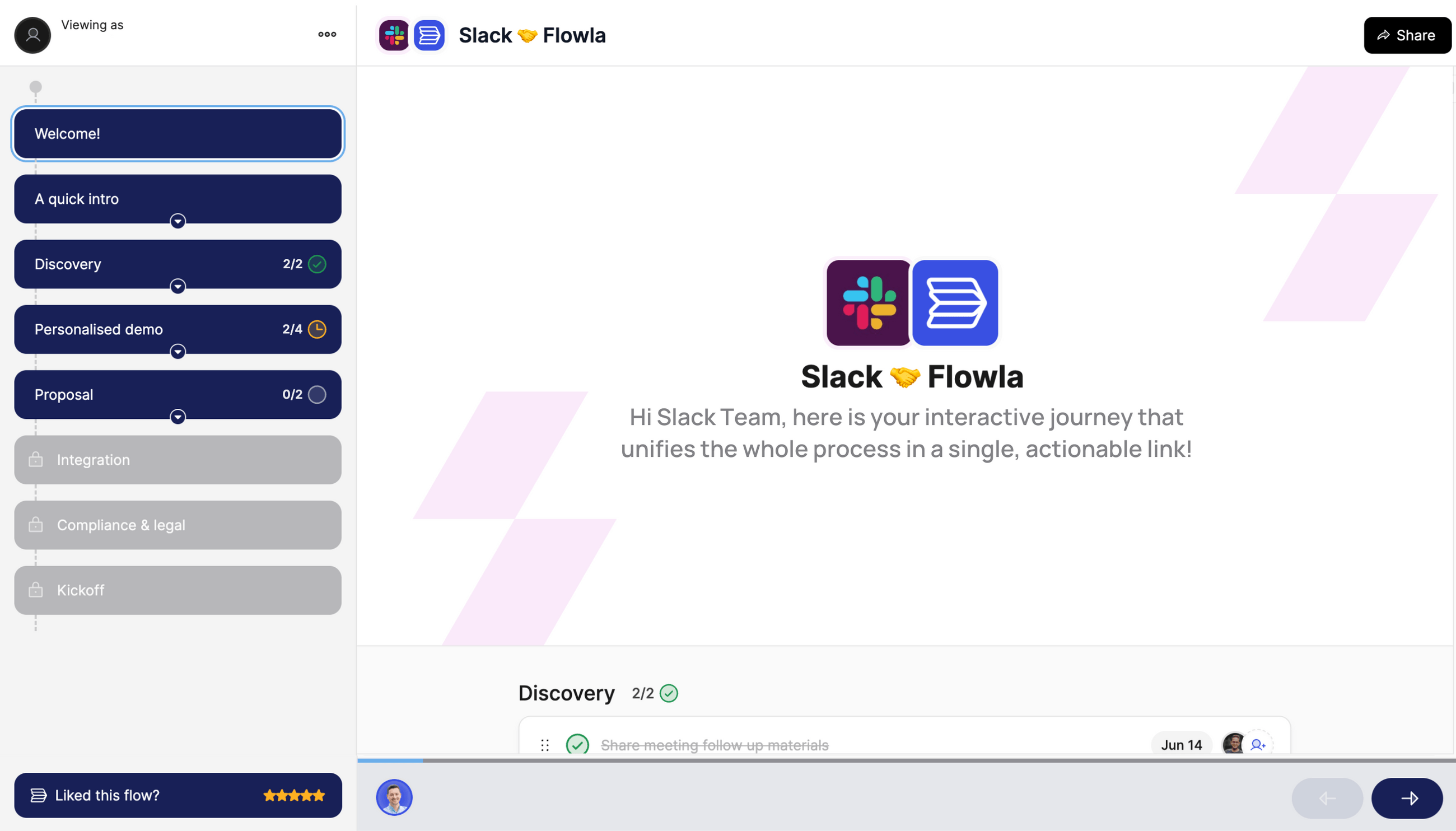 Flowla - Personalised buyer journeys that win deals