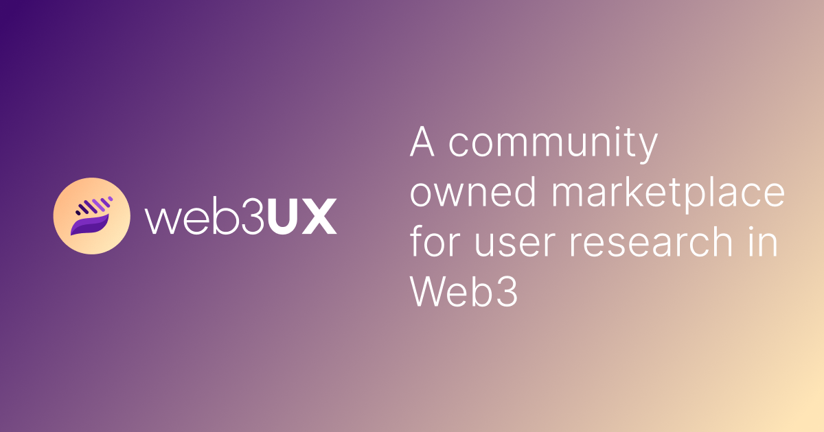 Web3UX - Home