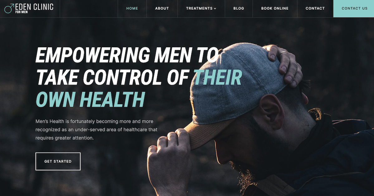 Eden Clinic For Men Home