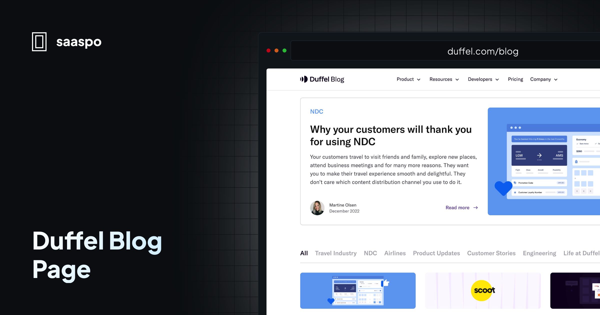 Saaspo Duffel Blog Page